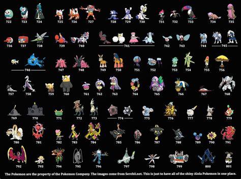 shiny pokemon serebii|shiny pokemon sun and moon.